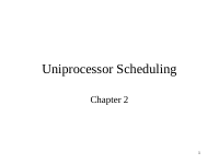 Uniprocessor Scheduling.ppt